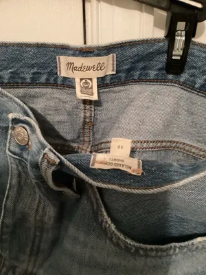 Madewell Relaxed Denim Shorts Size 30 thumbnail 2