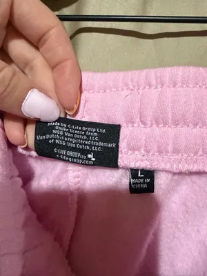 Y2K Von Dutch McBling Baby Pink Sweatpants thumbnail 3