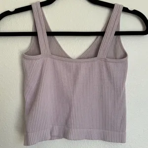 Free People Intimately Ribbed Tank Top‎ in Purple thumbnail 2