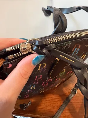 Dooney & Bourke Celeste Satchel Black Multicolor DB 1975 NWT thumbnail 5