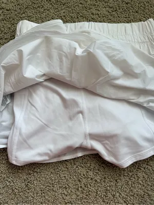 JoyLab White Athletic Skort with Built-In Short Liner thumbnail 4