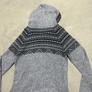 Artesania Alpaca Hooded Sweater Peru Full Zip Fair Isle Southwestern SZ M thumbnail 10