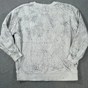Lululemon Perfectly Oversized Crew Sweatshirt Women's 8 White/Gray Pattern thumbnail 7