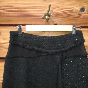 NWT Zara Tweed Sequin A Line Mini Skirt thumbnail 8