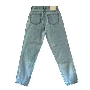 ZARA Straigt Leg High Rise Ankle Boyfriend Women’s Denim Blue Jeans Sz 4 #1673 thumbnail 3