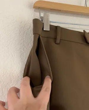 Good American // NWT Sepia Woven Trousers thumbnail 11