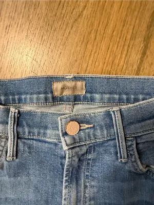 Mother The Hustler Ankle Fray Denim Jeans Size 28 thumbnail 4