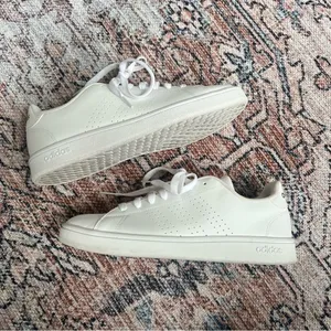 Adidas GRAND COURT 2.0 SHOES in White Size 8 Black Logo thumbnail 9