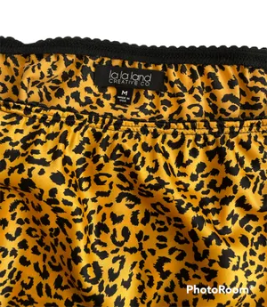 Silk Leopard Print Skirt thumbnail 2