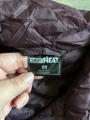 32 Degrees Quilted Hybrid Puffer Jacket in Plum thumbnail 2