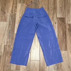 Anthropologie Maeve Seamed Wide Leg Track Pants thumbnail 4