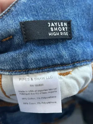Veronica Beard Jaylen Denim High Waisted Shorts in Waterfall Wash Size 28 Boho thumbnail 7