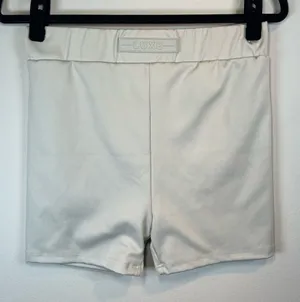 Paxton Akira Luxe Shorts Light Gray Stretch Pull On Biker Shorts Athletic Large thumbnail 1