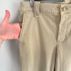Faherty Women's Coastline Stretch Chino Wide Leg Casual Cotton Khaki‎ Pants Sz 4 thumbnail 7
