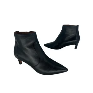 Aquatalia Black Leather Pointed Toe Ankle Boots‎ Size 7.5 thumbnail 3