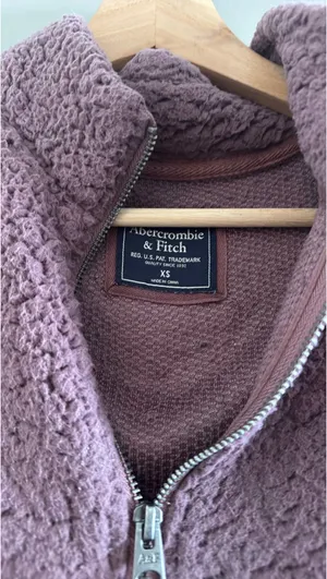 Half-Zip Abercrombie Sherpa Pullover thumbnail 2