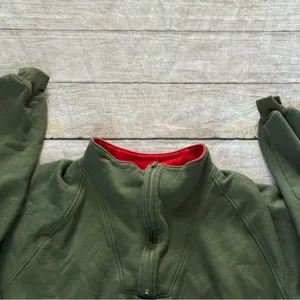 Harry Rosen olive green elephant safari quarter zip sweatshirt size large thumbnail 3