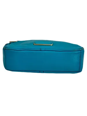 Marc by Marc Jacobs Turquoise Leather ‘Sally’ Crossbody Bag thumbnail 6