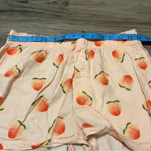PINK Victoria’s Secret Peach Emoji Boxy PJ’s Bottom; Small thumbnail 4