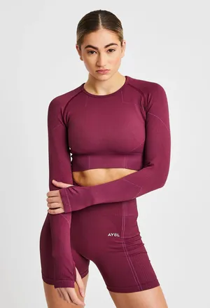 AYBL seamless set in plum thumbnail 1