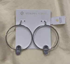 Kendra Scott Silver Hoop Earrings thumbnail 1