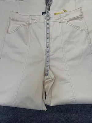 Anthropologie Maeve By Delaney Clean-Seamed High-Rise Wide-Leg Jeans size 31T thumbnail 7