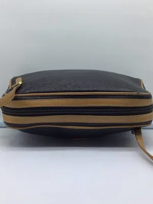 Vintage Gucci Plus Black Coated Leather Crossbody Bag 22" Strap thumbnail 12