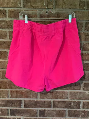 Avia Bright Pink Athletic Shorts with Zip Pocket thumbnail 2