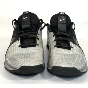 Nike Metcon 8 Premium Womens 8 Silver Iridescent Cross Training Shoes DQ4681-100 thumbnail 13