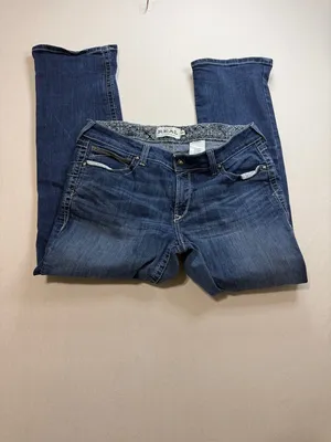 Ariat Indigo Boot-Cut Jeans with Embroidered Back Pockets thumbnail 4