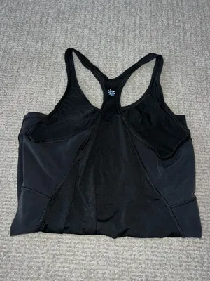 Athleta black tank top size small thumbnail 5