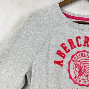 Abercrombie Fitch‎ Women Sweatshirt Large Y2K Collegiate Retro Streetwear Preppy thumbnail 5