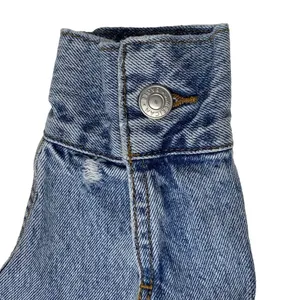 American Eagle Oversized Distressed Denim Jean Jacket‎ Small thumbnail 14