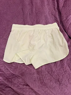 Velocity Neon Yellow Elastic-Waist Athletic Shorts thumbnail 2