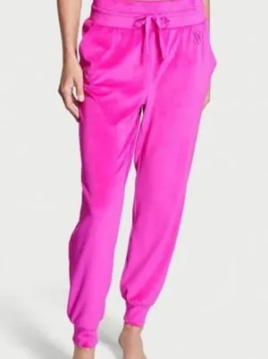 Victoria Secret Pink Velour Joggers thumbnail 2