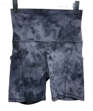 Lululemon Align Shorts 6" Diamond Dye‎ Gray Size 2 Pockets Gym Workout Athletic thumbnail 1