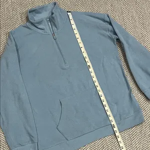 Marc New York Light Blue Half-Zip Pullover Sweater thumbnail 5