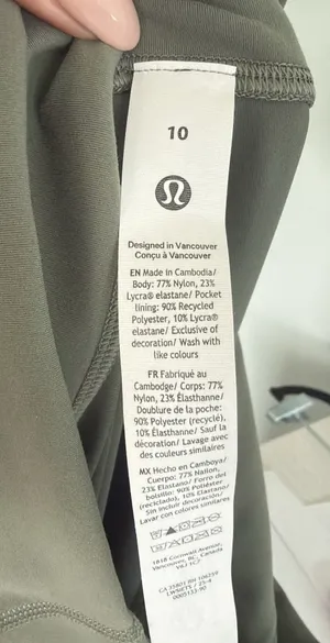 Lululemon Size 10 Wunder Train No Line HR 25” Leggings thumbnail 8