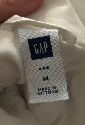White zip up jacket never worn Size M thumbnail 4