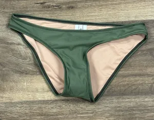 NEW Madewell Green Bikini Bottoms Women’s XS thumbnail 1