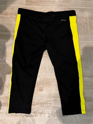 Black and Yellow Nike Capri Leggings thumbnail 1