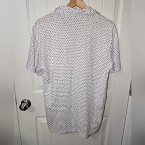 NWOT Peter Millar Polo Shirts Pima Cotton Lot Of 2 Women's Small Patterned White thumbnail 10