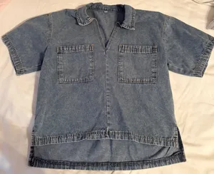 Denim top thumbnail 1