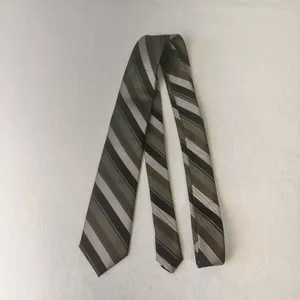 J Ferrar Vintage Tie Men's Green Black Office Elegant Necktie Classic thumbnail 4