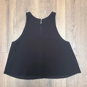 WILFRED ARITZIA LE FOU‎ Tank Top Flowy Black Relaxed Fit size XS thumbnail 3