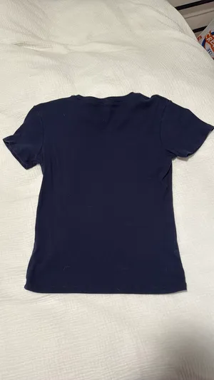 Navy Brandy Melville Baby Tee thumbnail 2