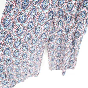 Scoop Jumpsuit Womens XL (16-18) Multi Fan Mosaic Smock Strap Side Pockets thumbnail 6