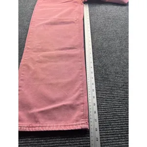 Salmon Pink‎ High Waisted Wide Leg Jeans Womens 31 x 28 Relaxed Denim Casual thumbnail 4