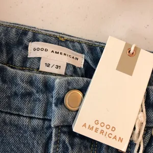 Good American Womens Good Boy Jeans High Rise Split Cuff Blue941 12/31 thumbnail 4