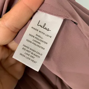 Lulu's box H mauve Reinette midi dress size XS party wedding‎ guest minimalist thumbnail 7